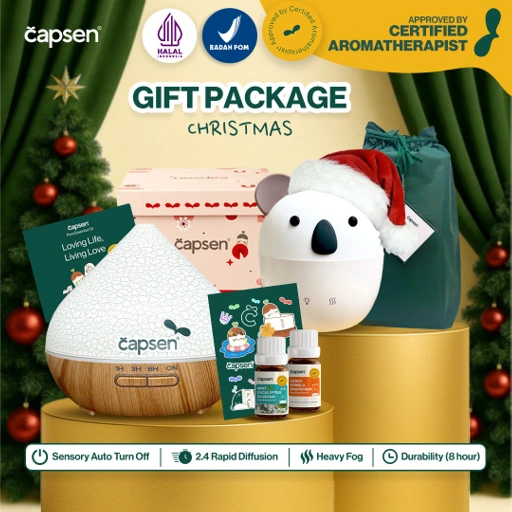 Image of CAPSEN Gift Box Hampers Natal Package Hadiah Diffuser Aromatherapy