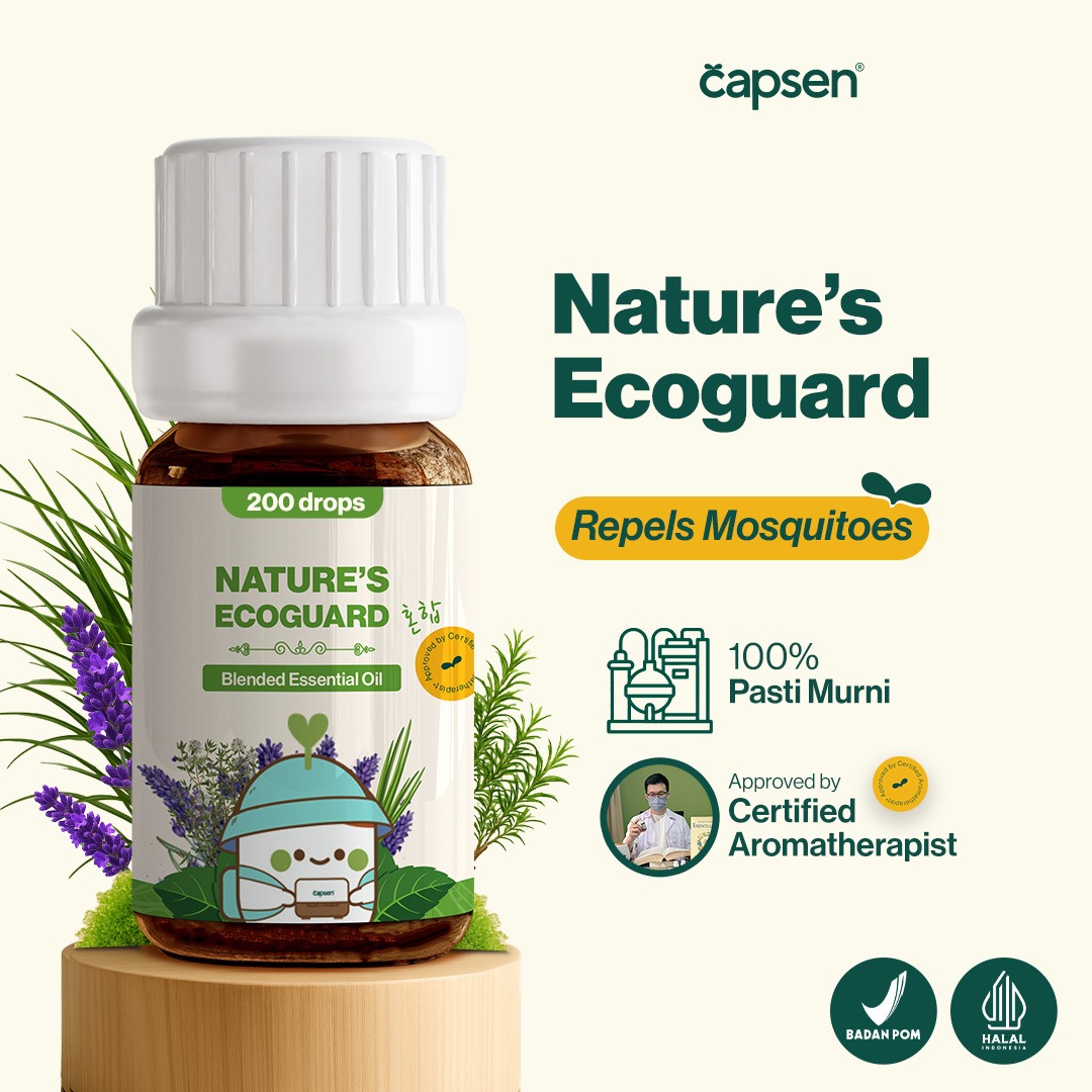 CAPSEN Nature's Ecoguard Signature Wellness Blend Essential Oil Aromatherapy