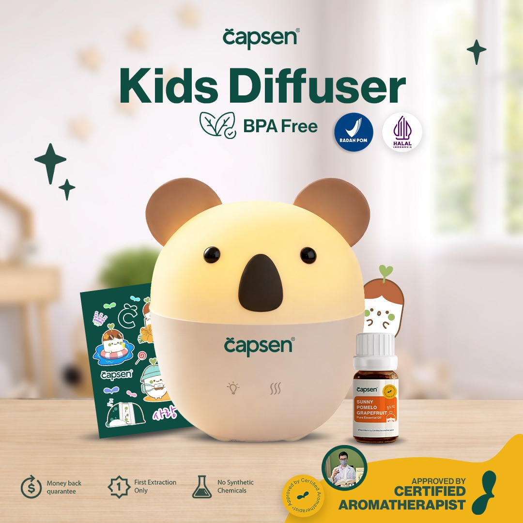 CAPSEN Kids Diffuser USB Essential Oil Aromatherapy Humidifier
