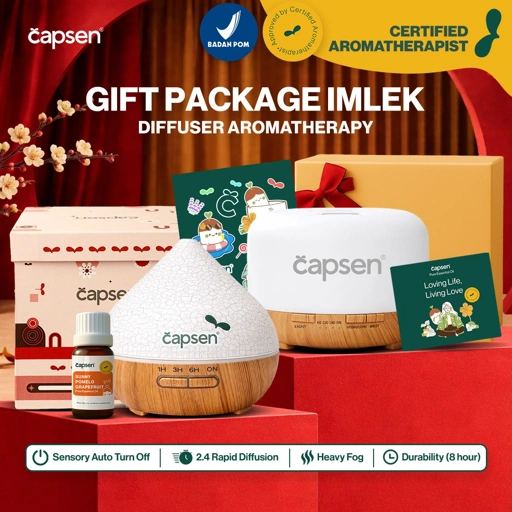 Image of CAPSEN Gift Box Hampers Imlek Package Hadiah Diffuser Aromatherapy