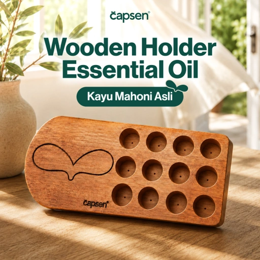 CAPSEN Essential Oil Rak Holder Aesthetic Aromatherapy Diffuser Display