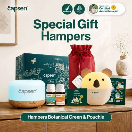 CAPSEN Gift Box Hampers Package Hadiah Diffuser Aromatherapy