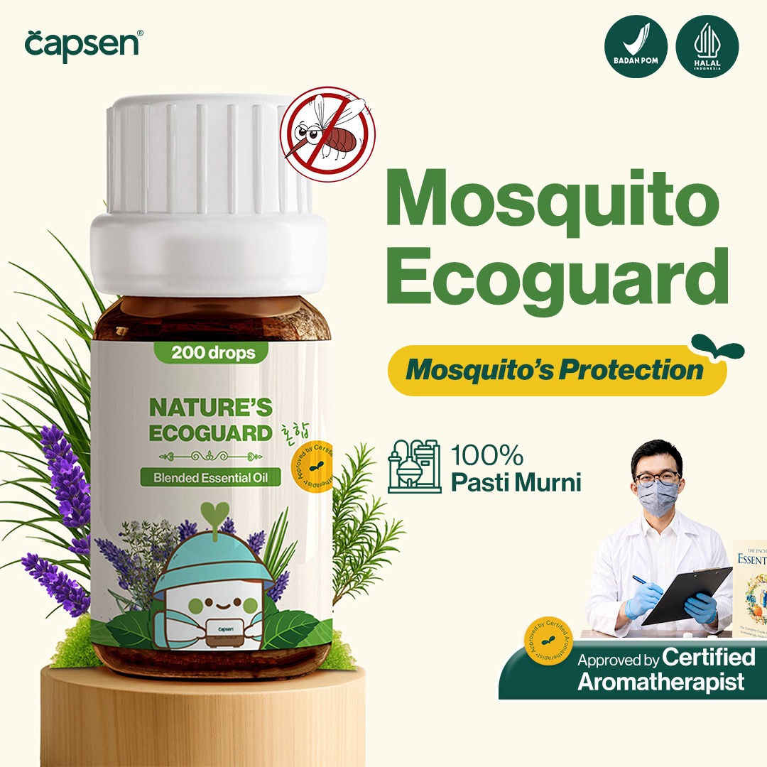 CAPSEN Nature's Ecoguard Signature Wellness Blend Essential Oil Aromatherapy