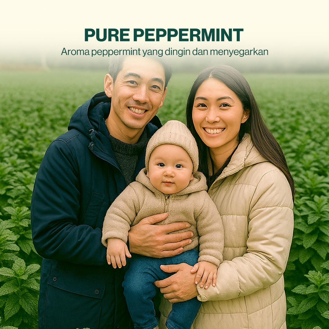 CAPSEN Pure Peppermint Essential Oil Aromatherapy Minyak Esensial