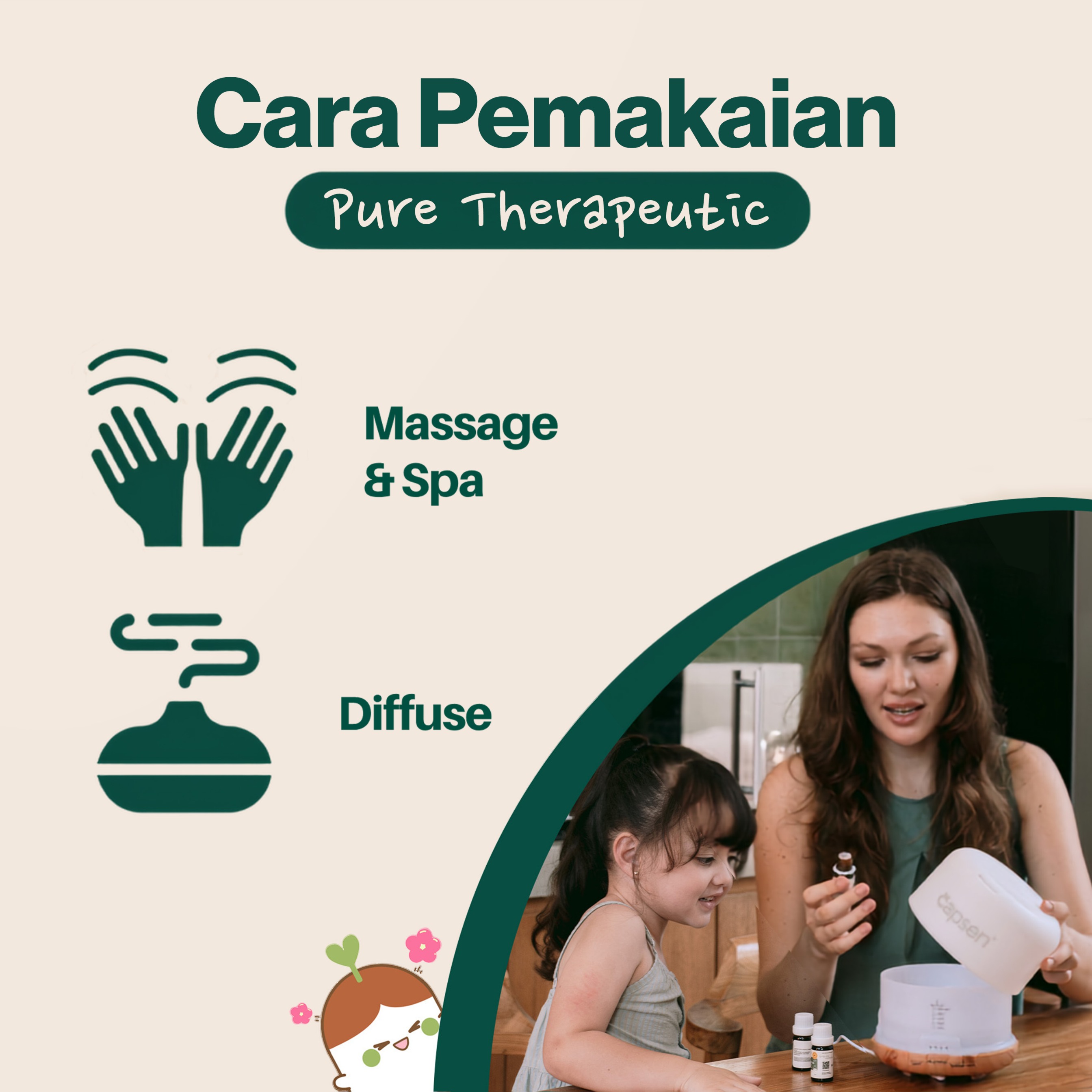 CAPSEN 10ml Starter Package OIL ONLY Pure Essential Oil Aromatherapy