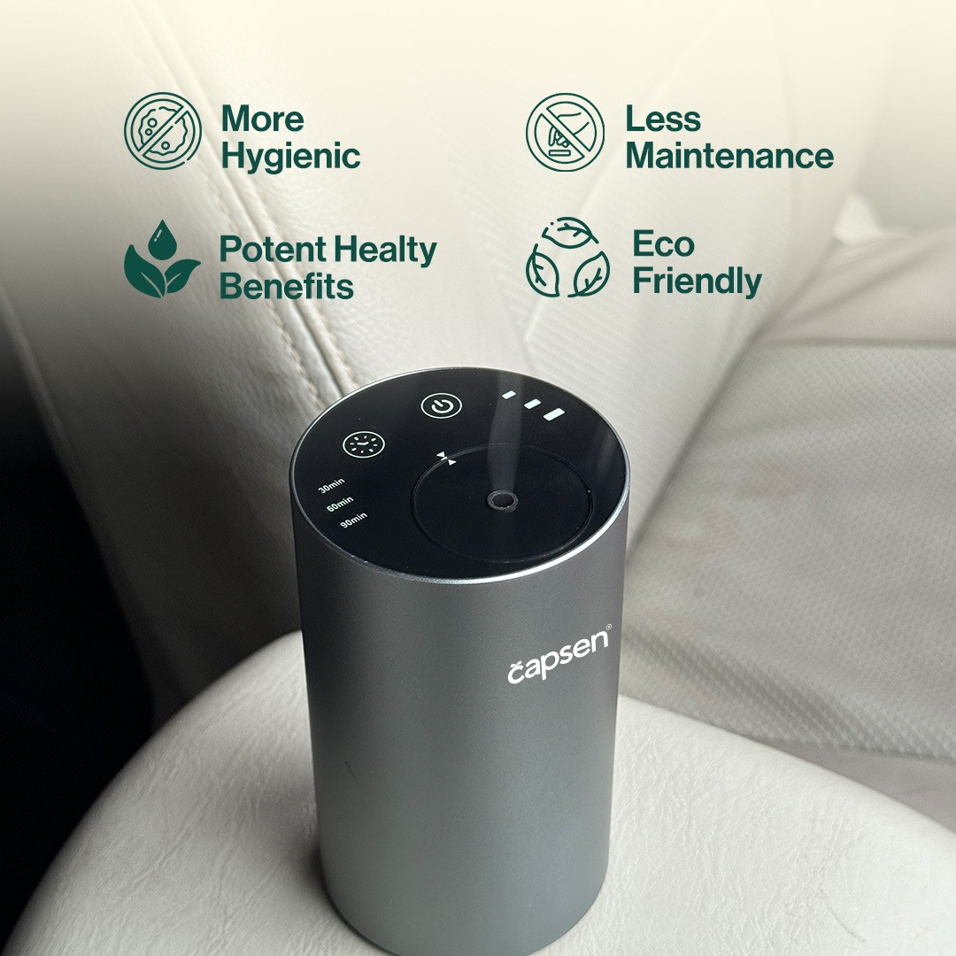 CAPSEN Car Waterfree Tumbler AromaGo Portable Diffuser Essential Oil Aromatherapy