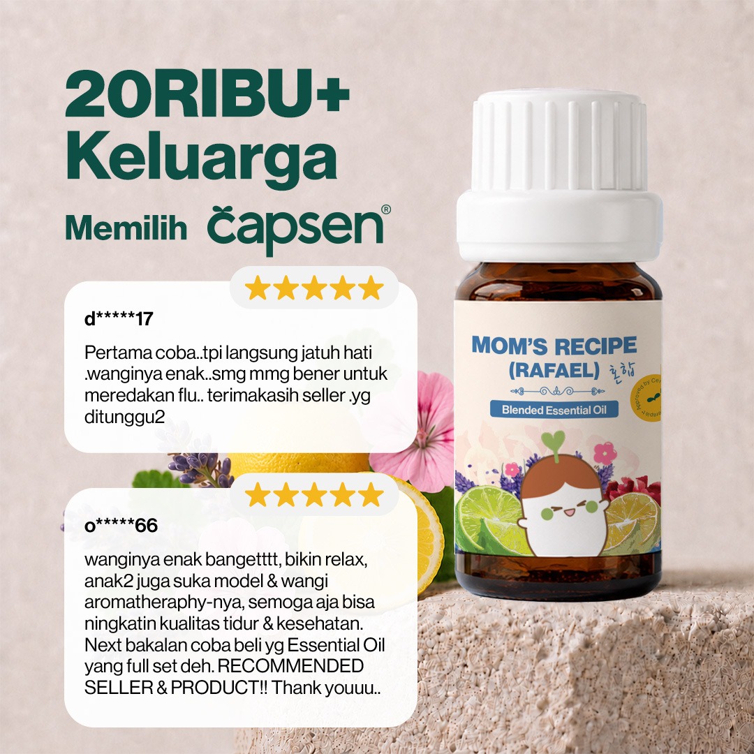CAPSEN Mom 's Recipe Signature Wellness Blend Essential Oil Aromatherapy