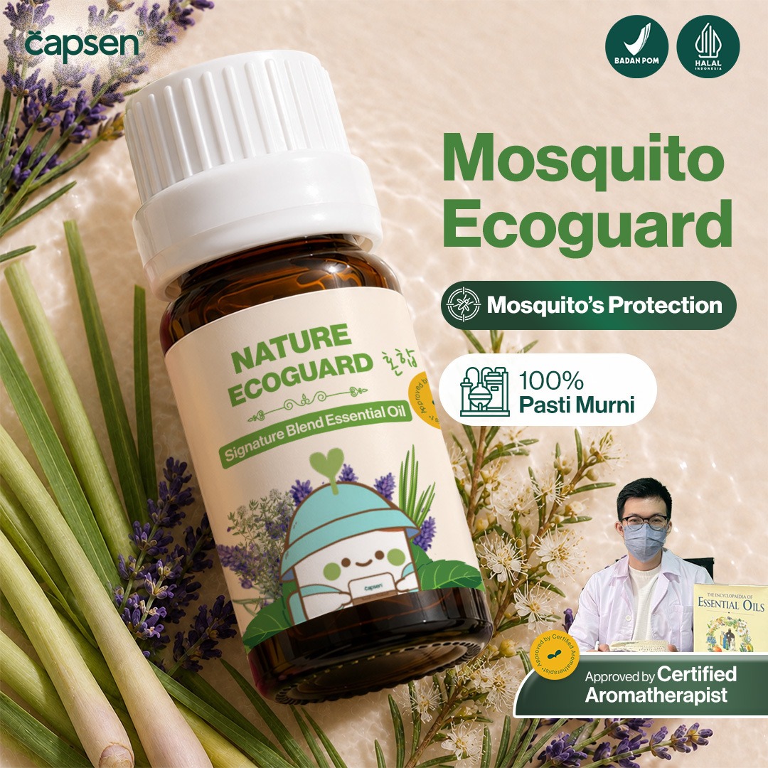 CAPSEN Nature's Ecoguard Signature Wellness Blend Essential Oil Aromatherapy