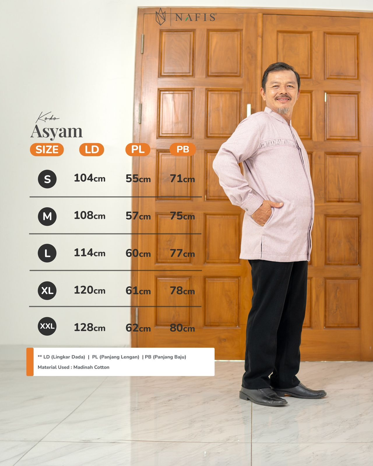 NAFIS KOKO ASYAM PANJANG & PENDEK DEWASA