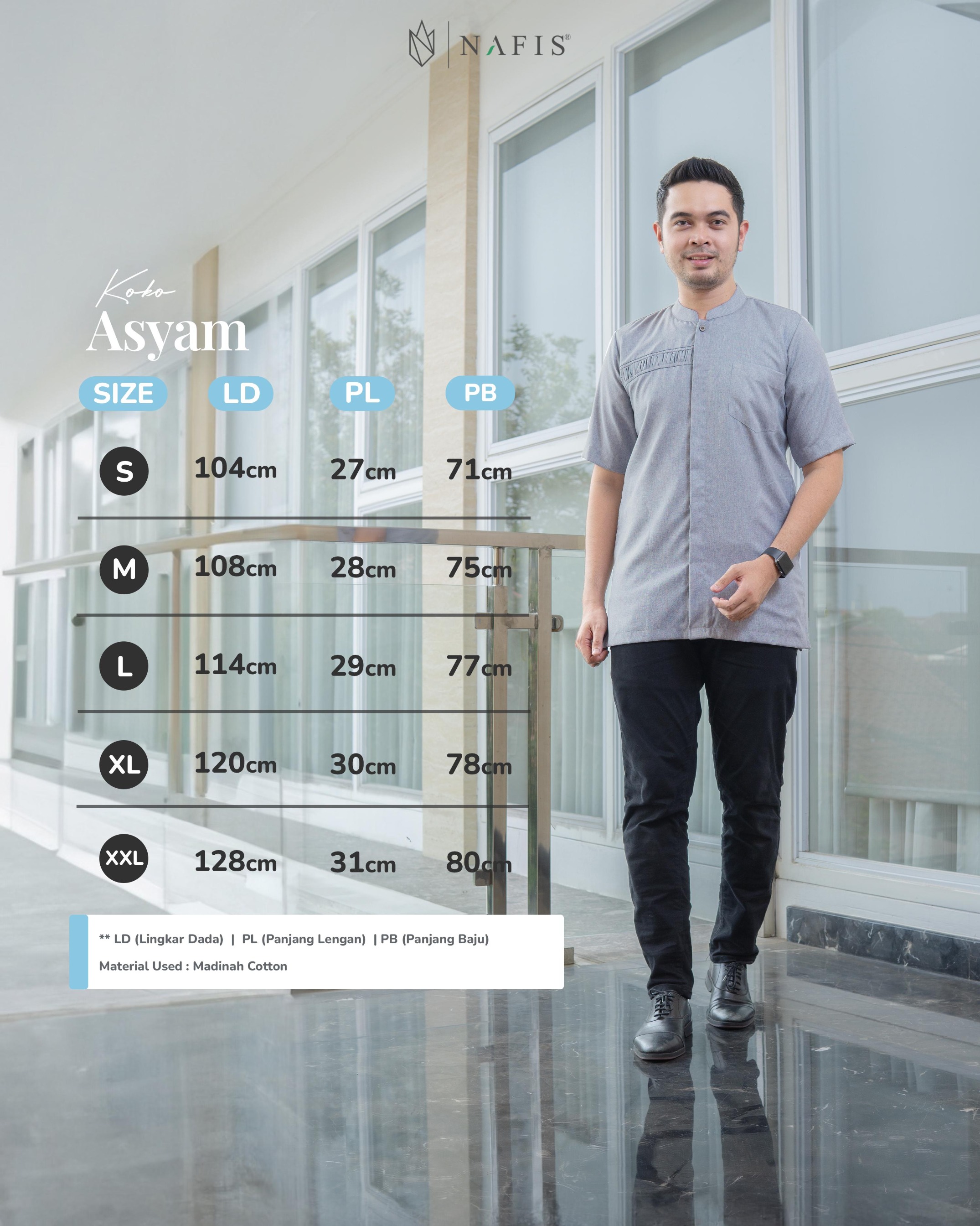 NAFIS KOKO ASYAM PANJANG & PENDEK DEWASA