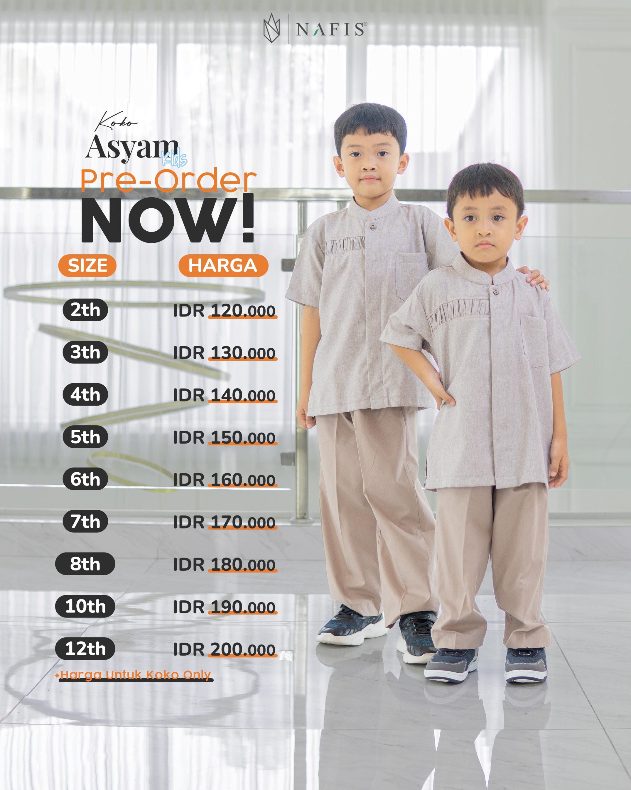  NAFIS SARIMBIT ASYAM KOKO KIDS