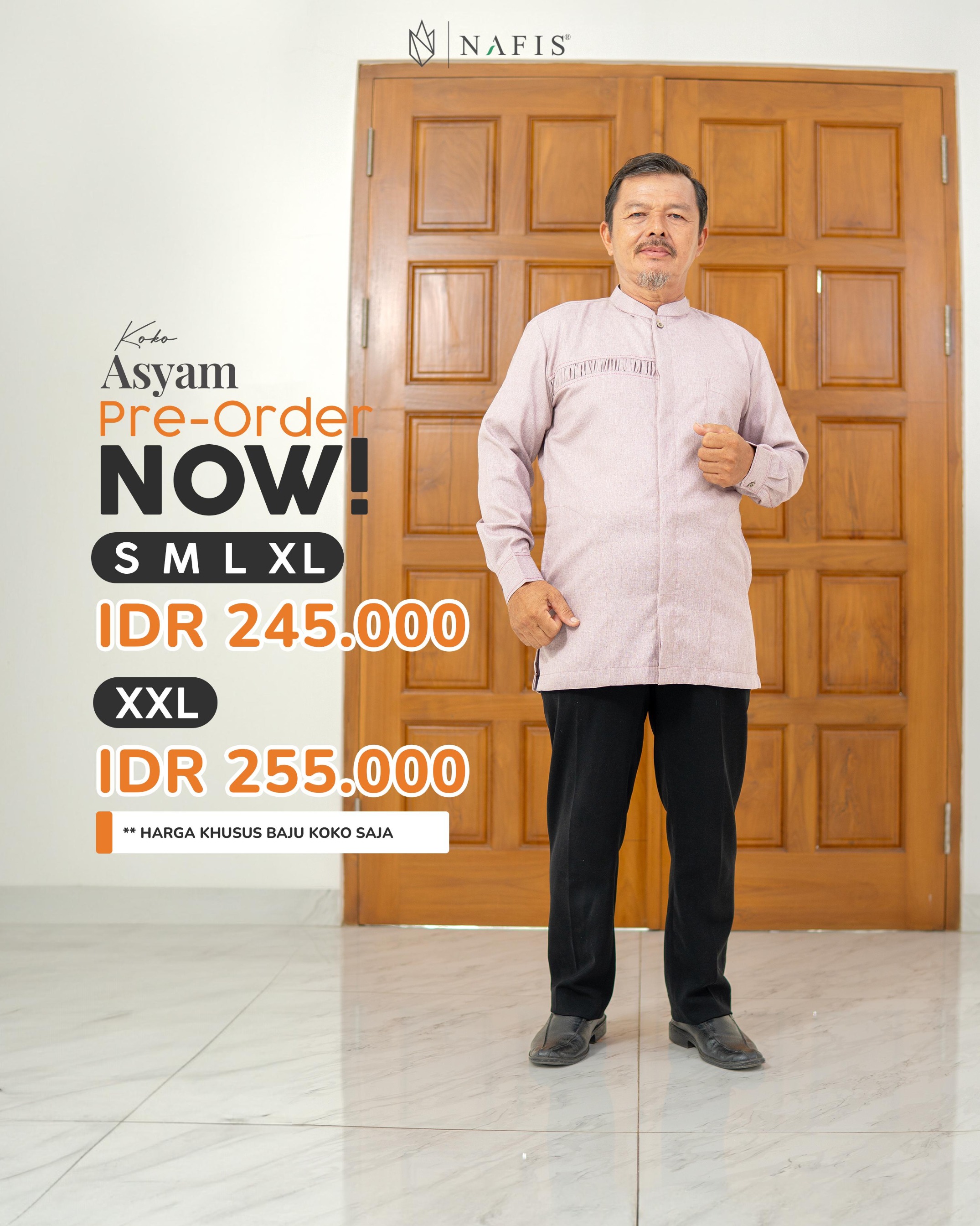 NAFIS KOKO ASYAM PANJANG & PENDEK DEWASA