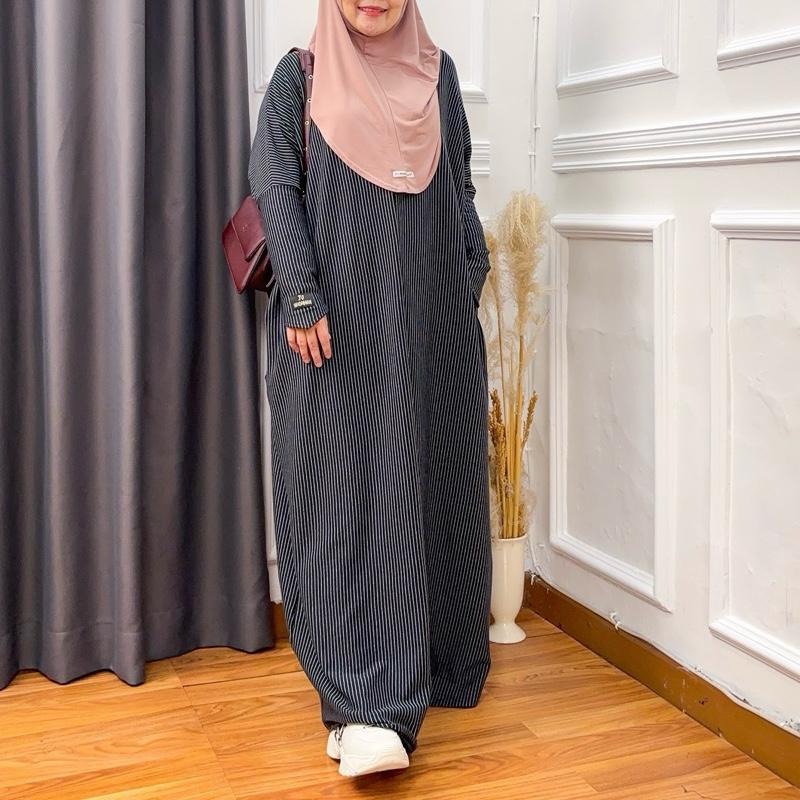 Aisyah Abaya Jumbo Salur Busui dengan Desain Elegan dan Nyaman untuk Ibu Menyusui