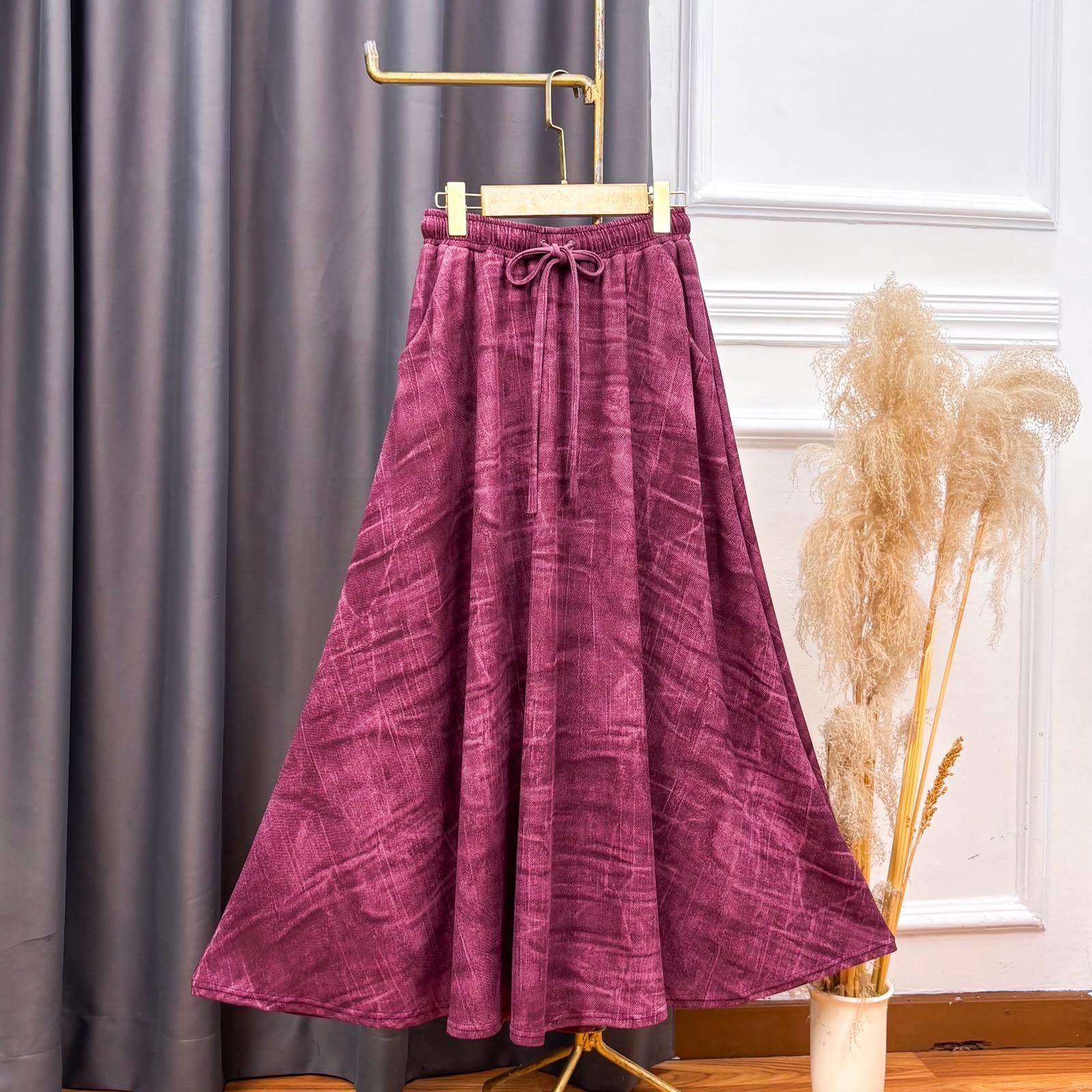 Oneset Rok Kulot Azzahra Brush Busui Jumbo - Jv Hasanah Azzahra Rok dan Kulot Busui Brush Series