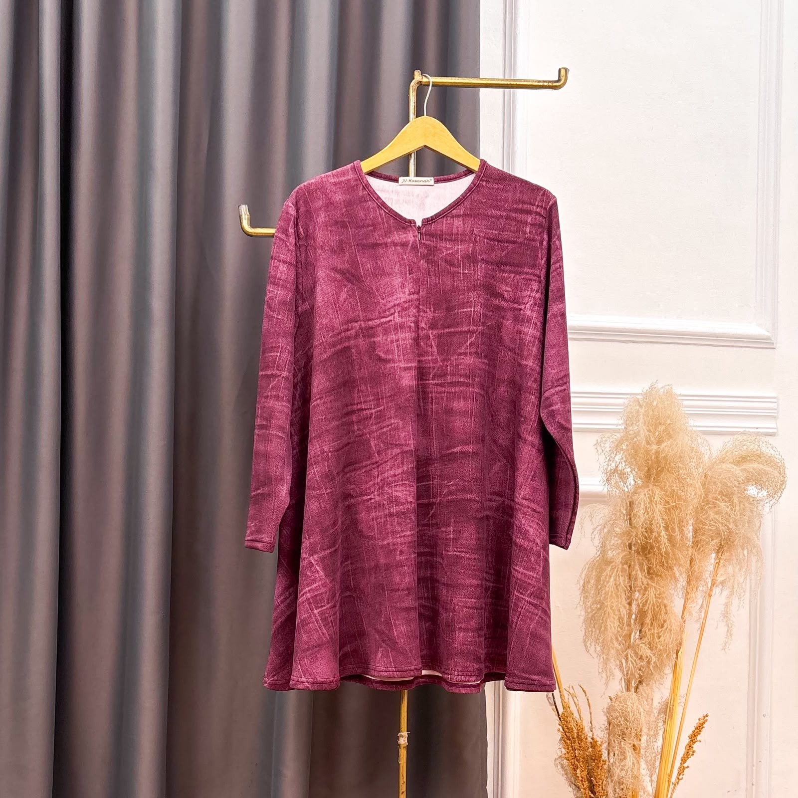 Oneset Rok Kulot Azzahra Brush Busui Jumbo - Jv Hasanah Azzahra Rok dan Kulot Busui Brush Series