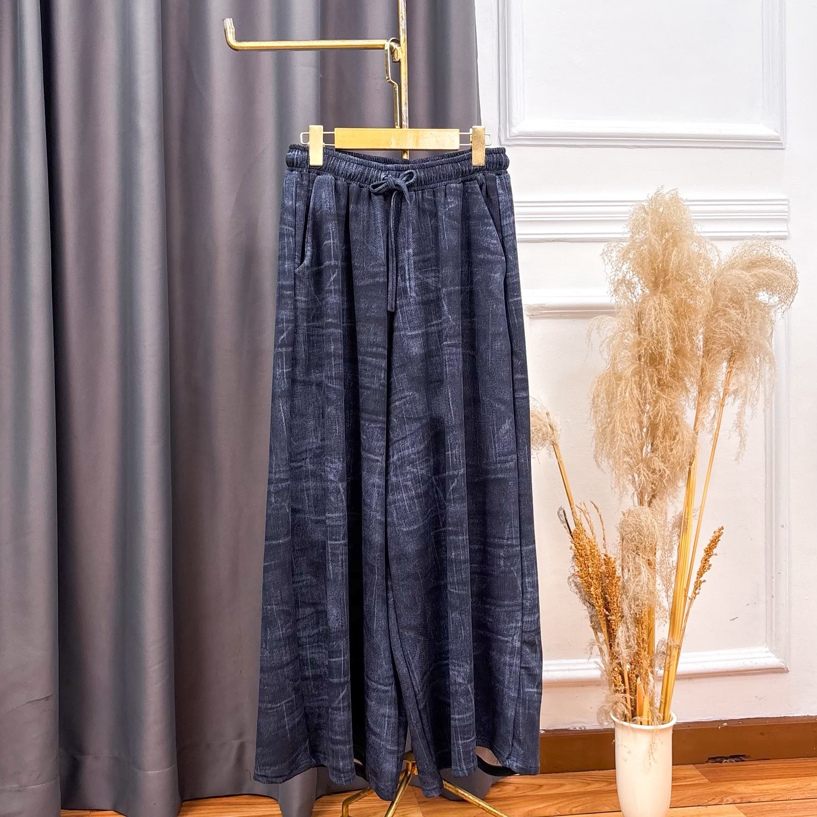 Oneset Rok Kulot Simple Brush Jumbo - JV Hasanah Simple Rok Kulot Brush Series Jumbo
