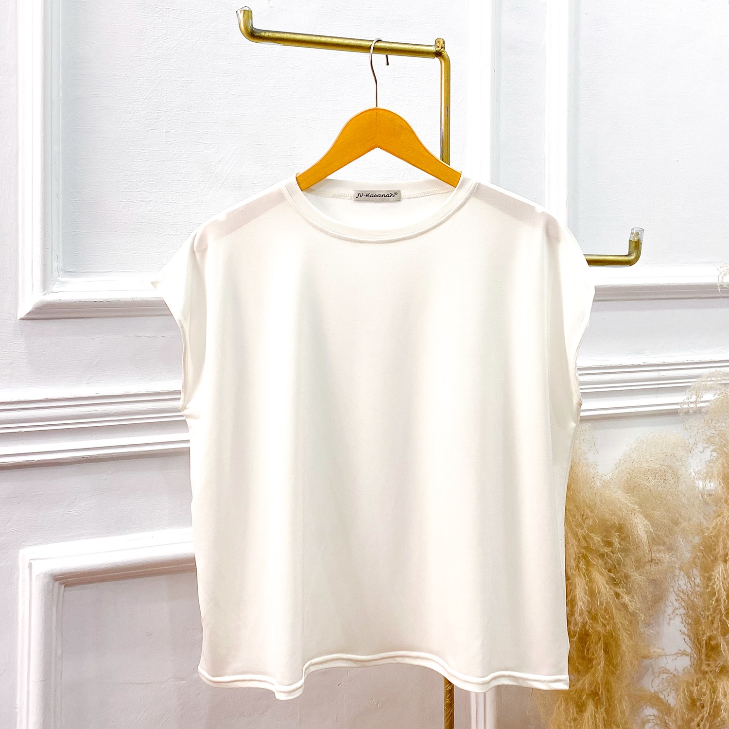 Blouse Kensy Jersey - Inner Blus Basic Tanpa Lengan Jersey Premium Adem
