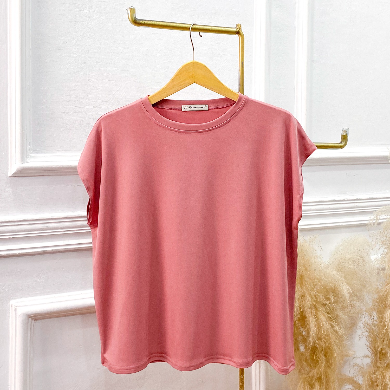 Blouse Kensy Jersey - Inner Blus Basic Tanpa Lengan Jersey Premium Adem