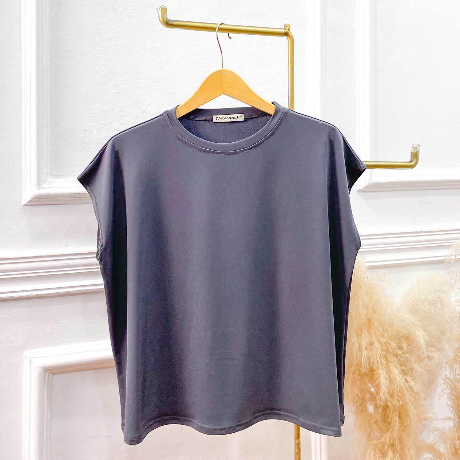 Blouse Kensy Jersey - Inner Blus Basic Tanpa Lengan Jersey Premium Adem