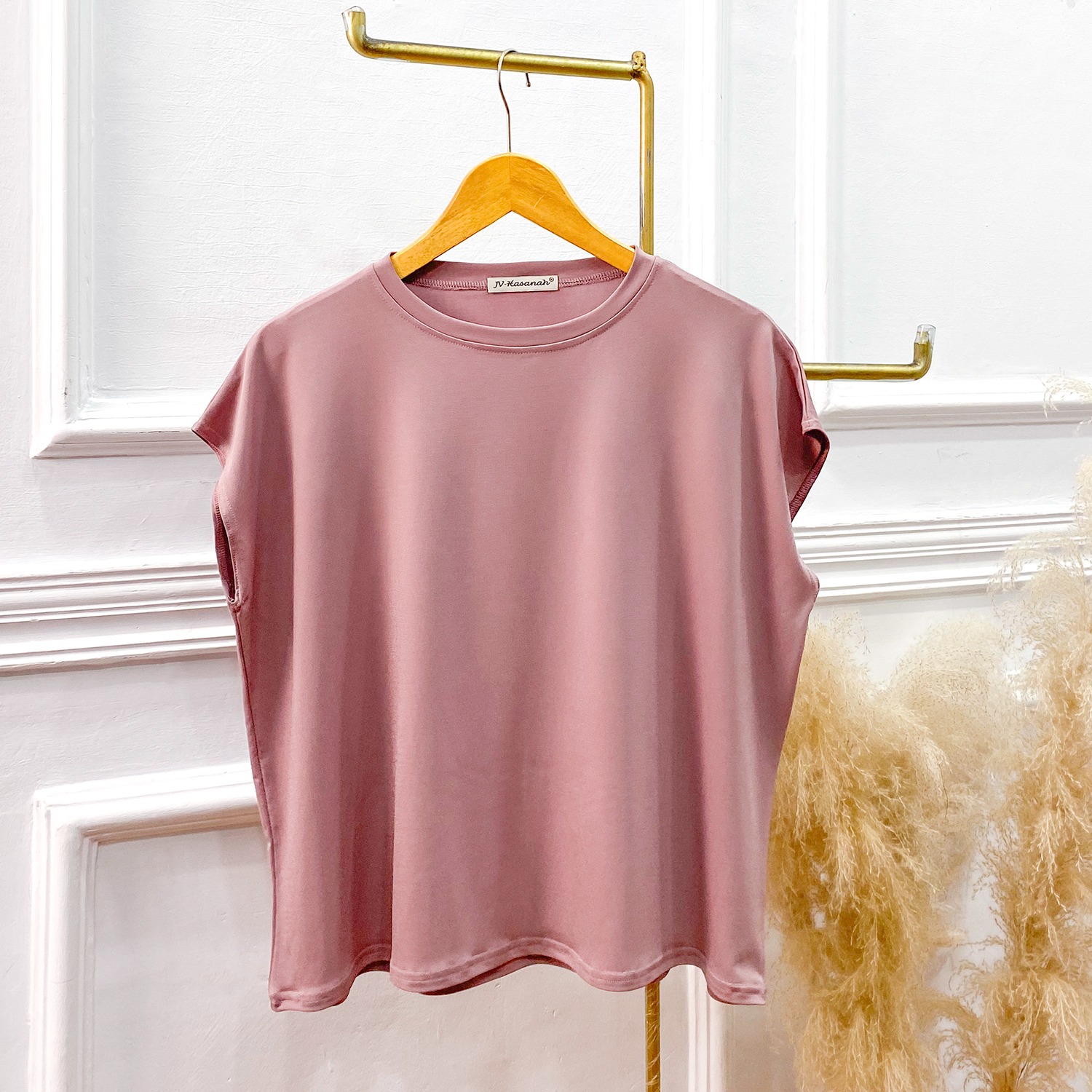 Blouse Kensy Jersey - Inner Blus Basic Tanpa Lengan Jersey Premium Adem