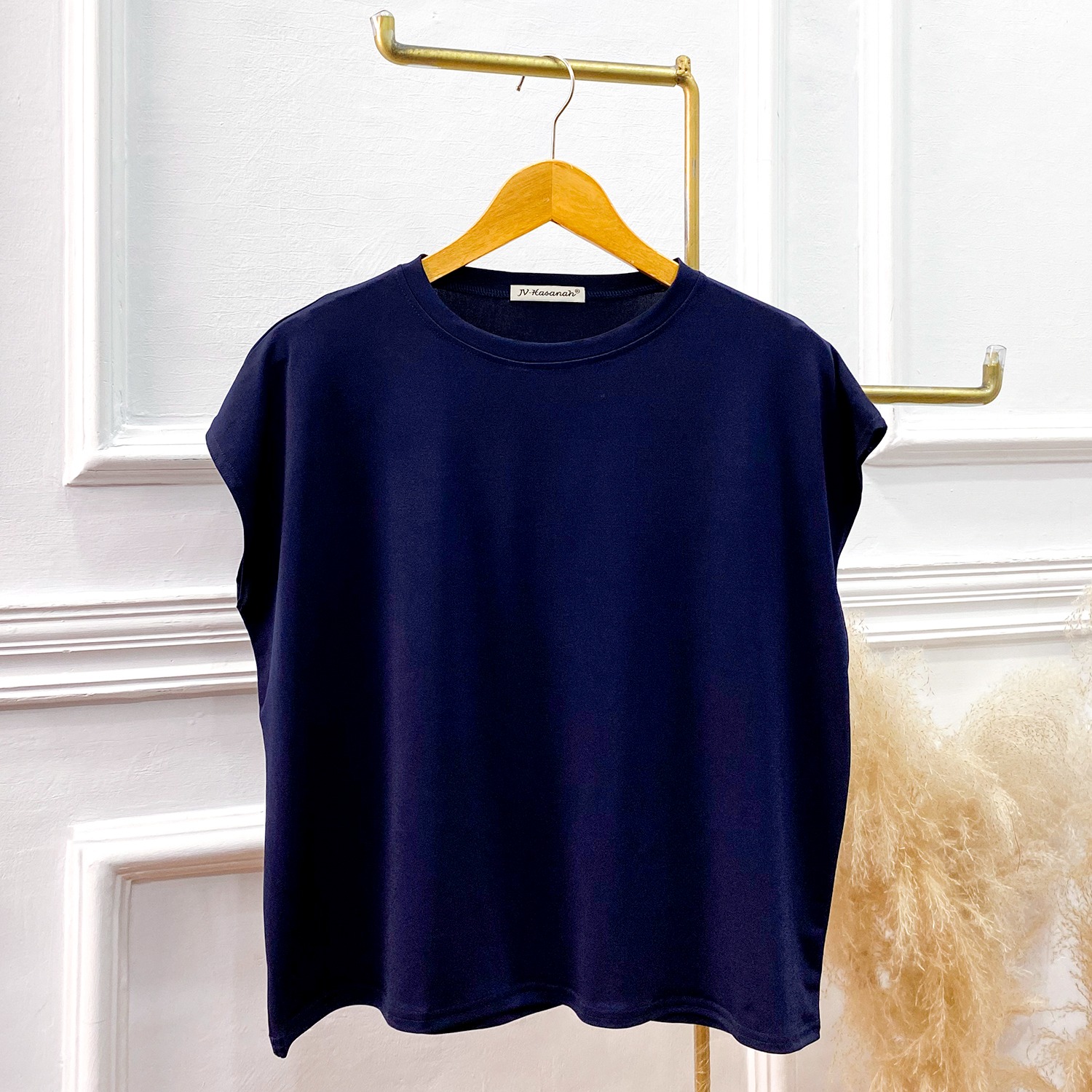Blouse Kensy Jersey - Inner Blus Basic Tanpa Lengan Jersey Premium Adem