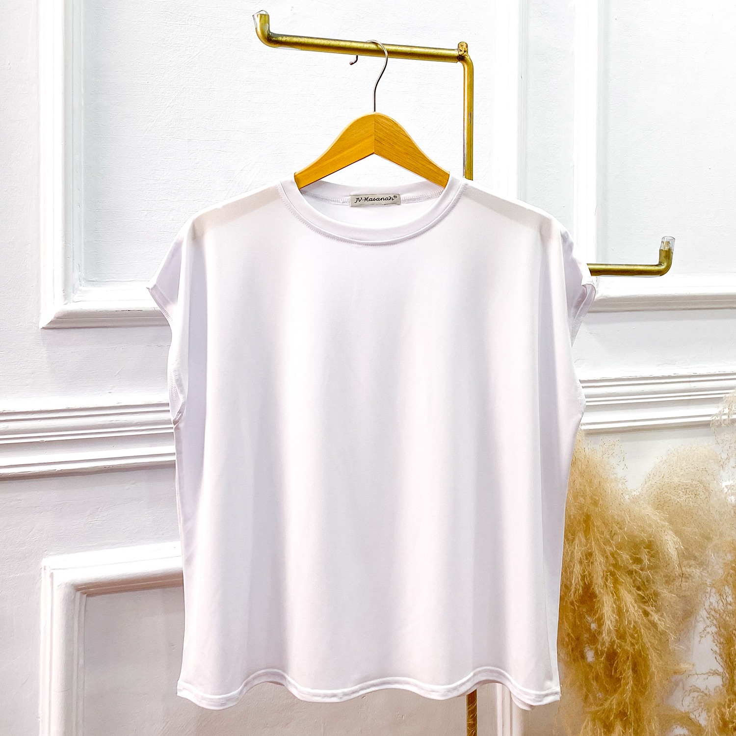 Blouse Kensy Jersey - Inner Blus Basic Tanpa Lengan Jersey Premium Adem