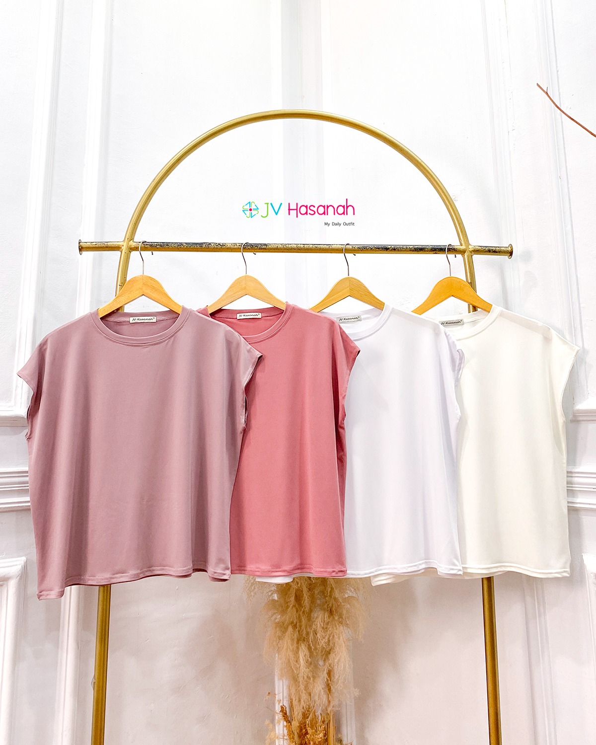 Blouse Kensy Jersey - Inner Blus Basic Tanpa Lengan Jersey Premium Adem
