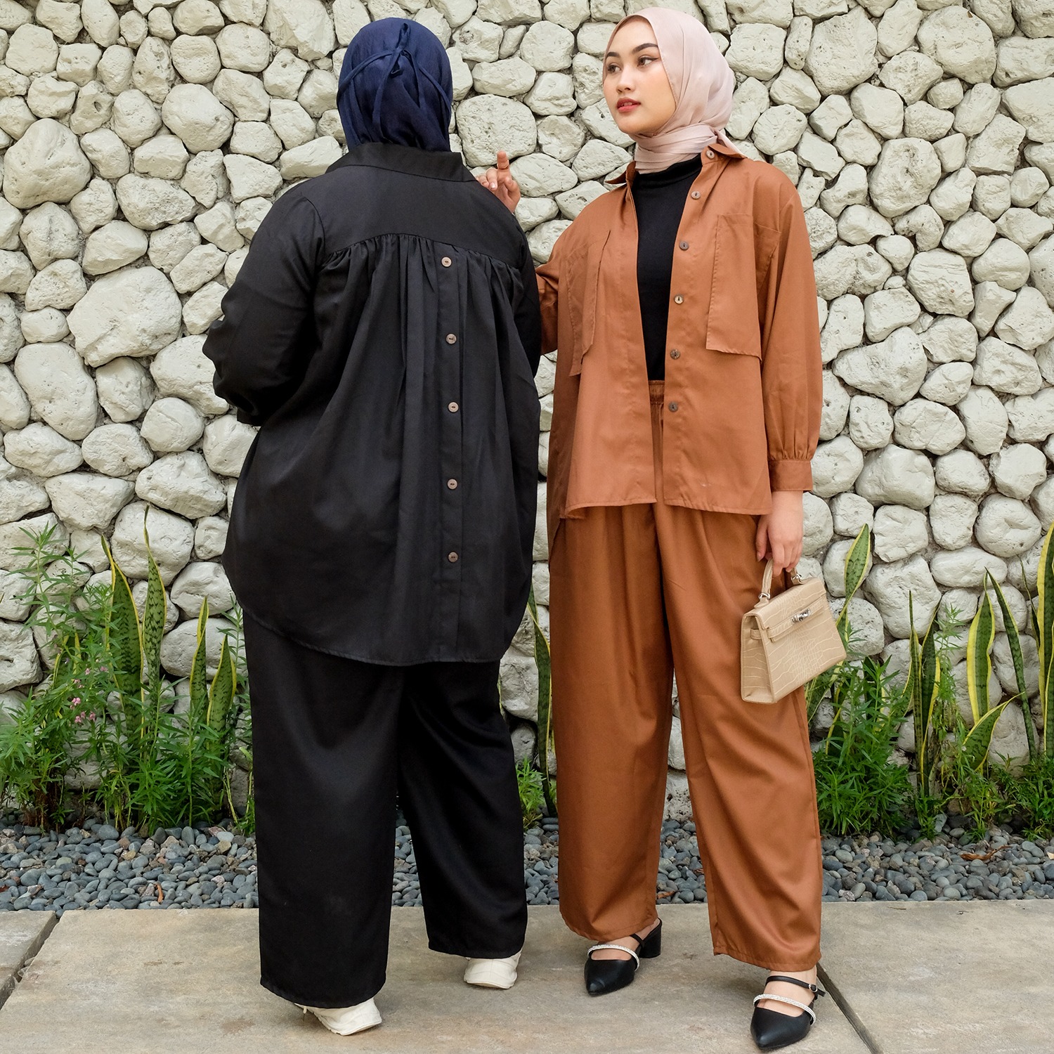 Asena Top - Atasan Katun Toyobo Kancing Busui Friendly New