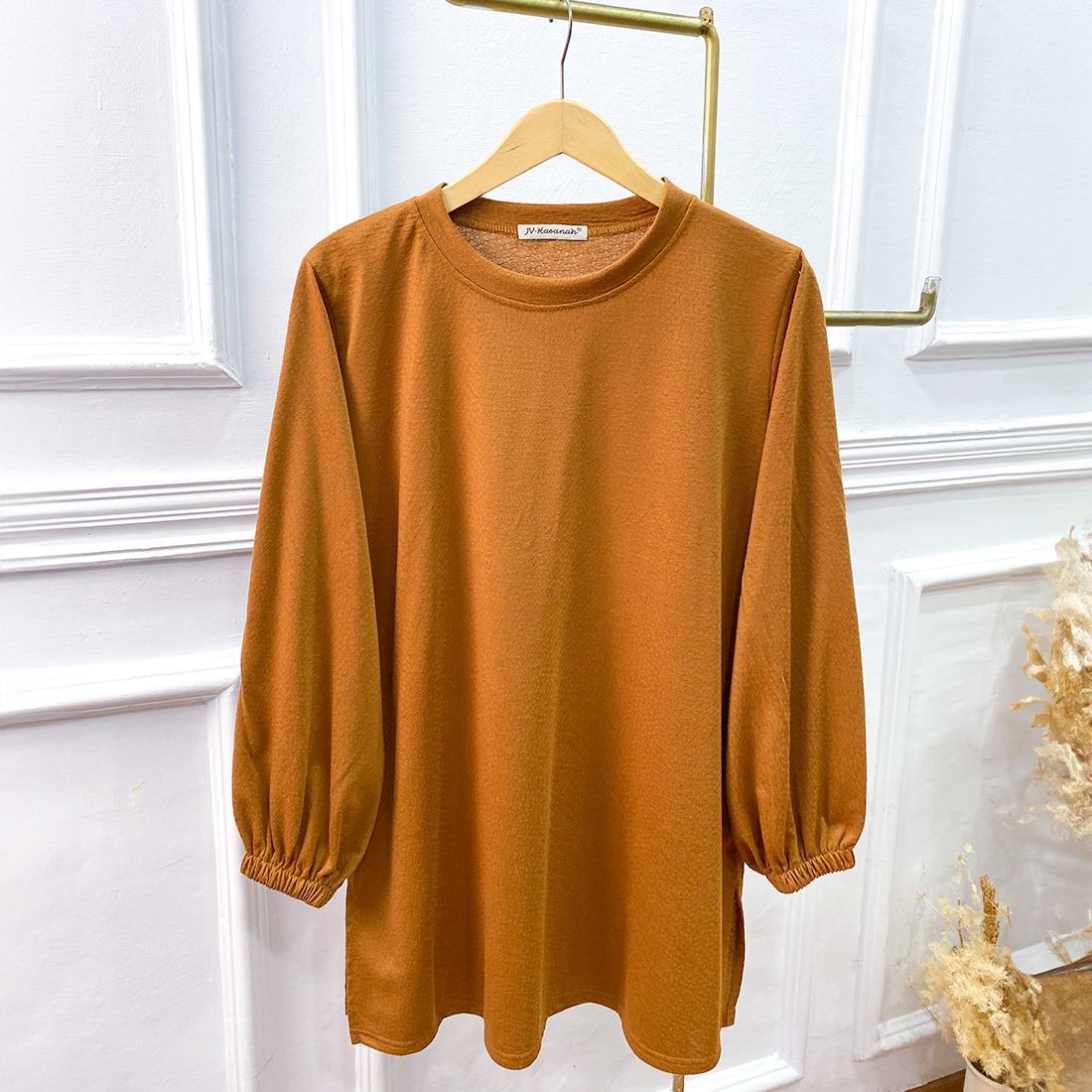 Oneset Kaos Dobby Baju Kurung Skirt - Setelan Rok Baju Kurung Kaos Dobby