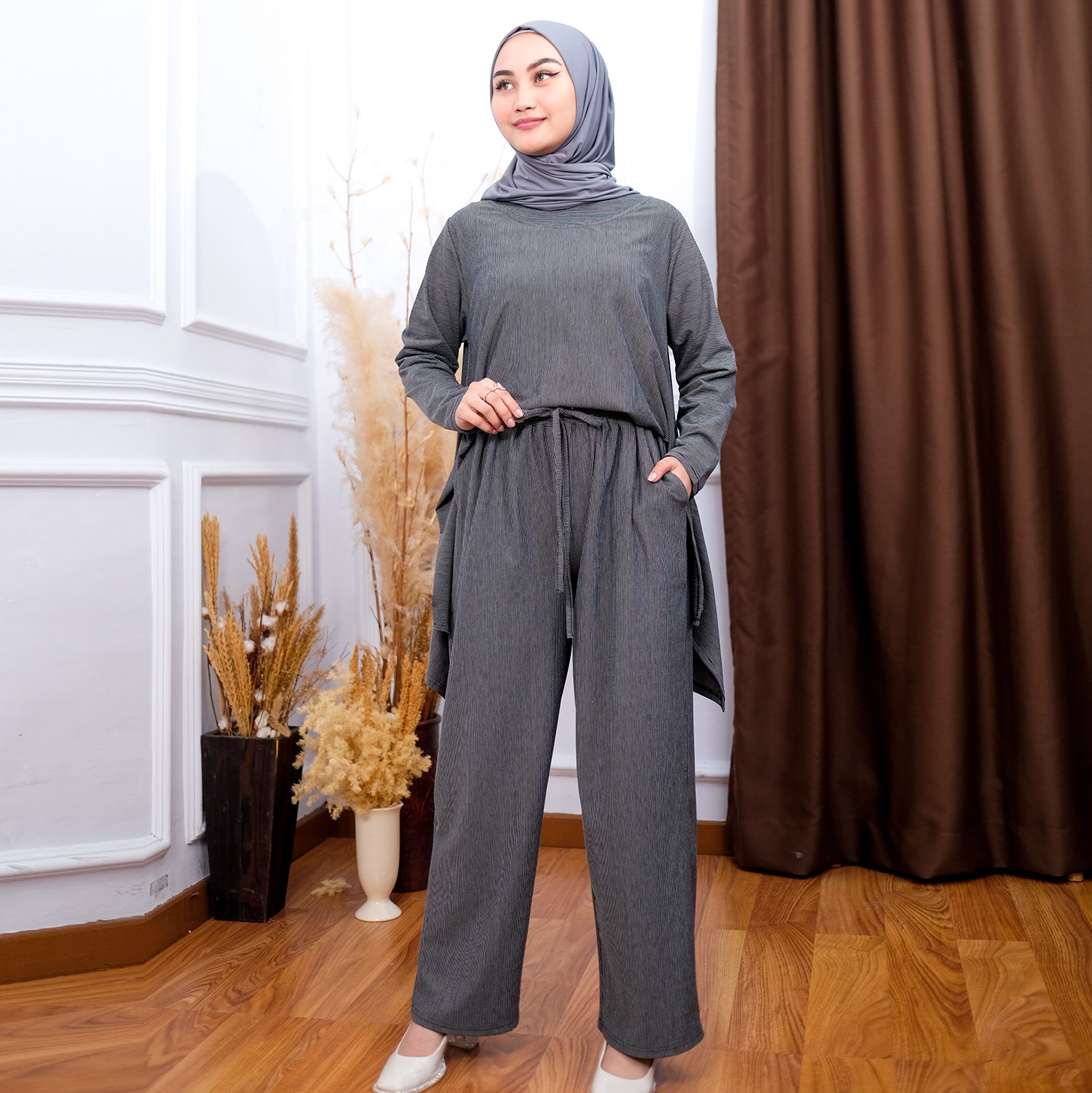 Oneset Simple Pants Stripe Ultrathin - SetCel Simple Daily XXL