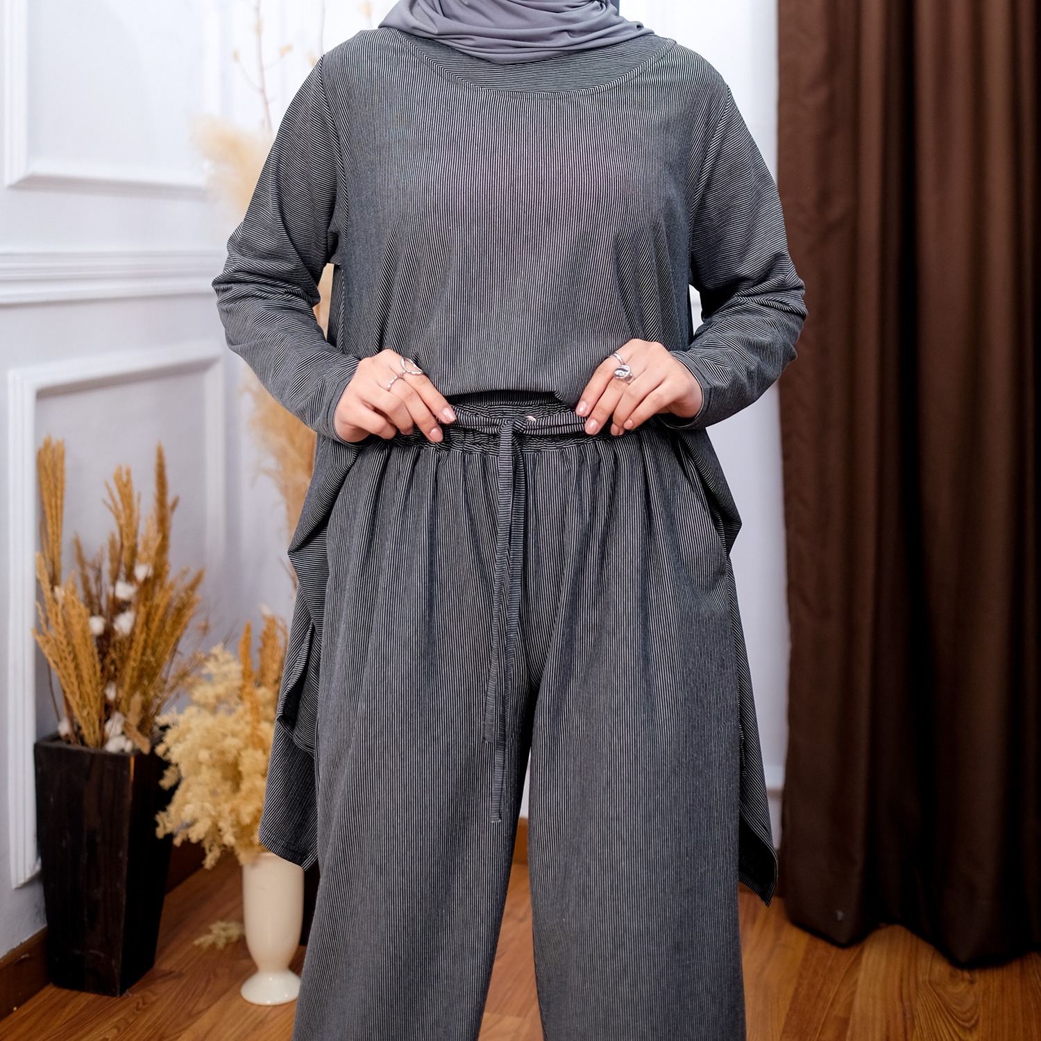Oneset Simple Pants Stripe Ultrathin - SetCel Simple Daily XXL