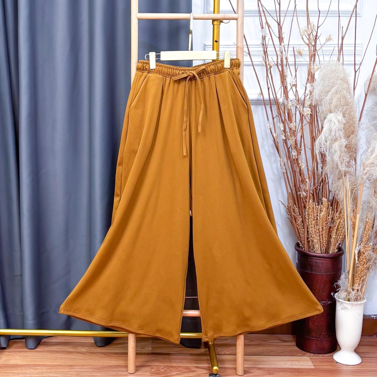 JV Hasanah Azzahra Set Knit Rib Katun Jumbo Busui Olahraga Oneset