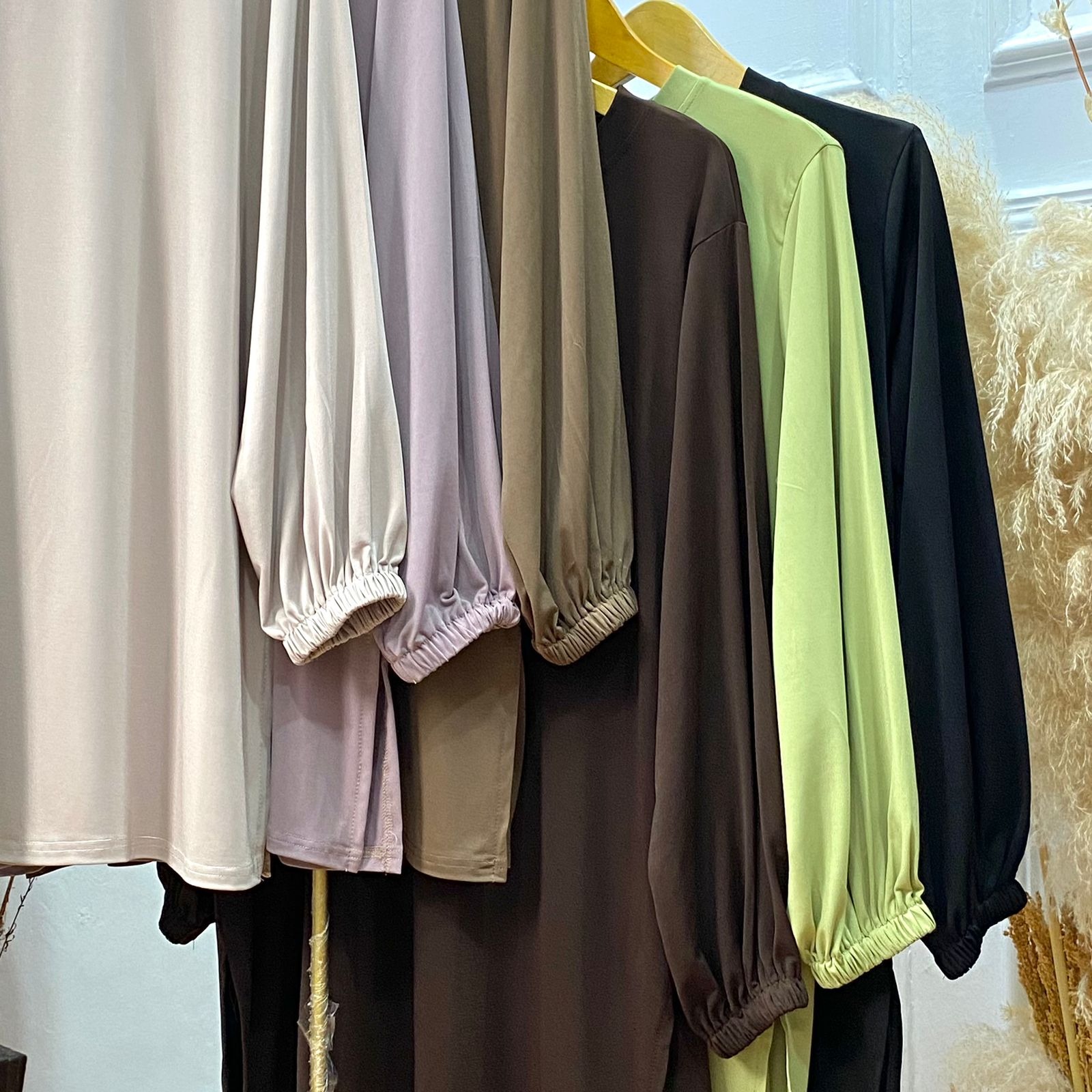 Oneset Skirt Baju Kurung Jersey - Setelan Rok Serut Baju Kurung Jersey Premium Polos Adem