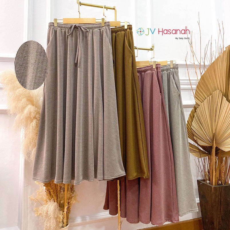 Oneset Baju Kurung Knit Honstut - Setelan Rok Knit Honstut Baju Kurung