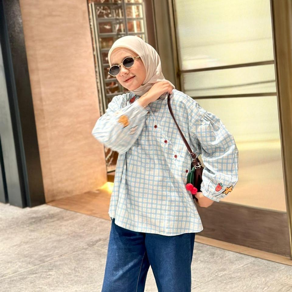 KEMEJA OVERSIZE NUCA KATUN TOYOBO PREMIUM BY AMEELA. KL