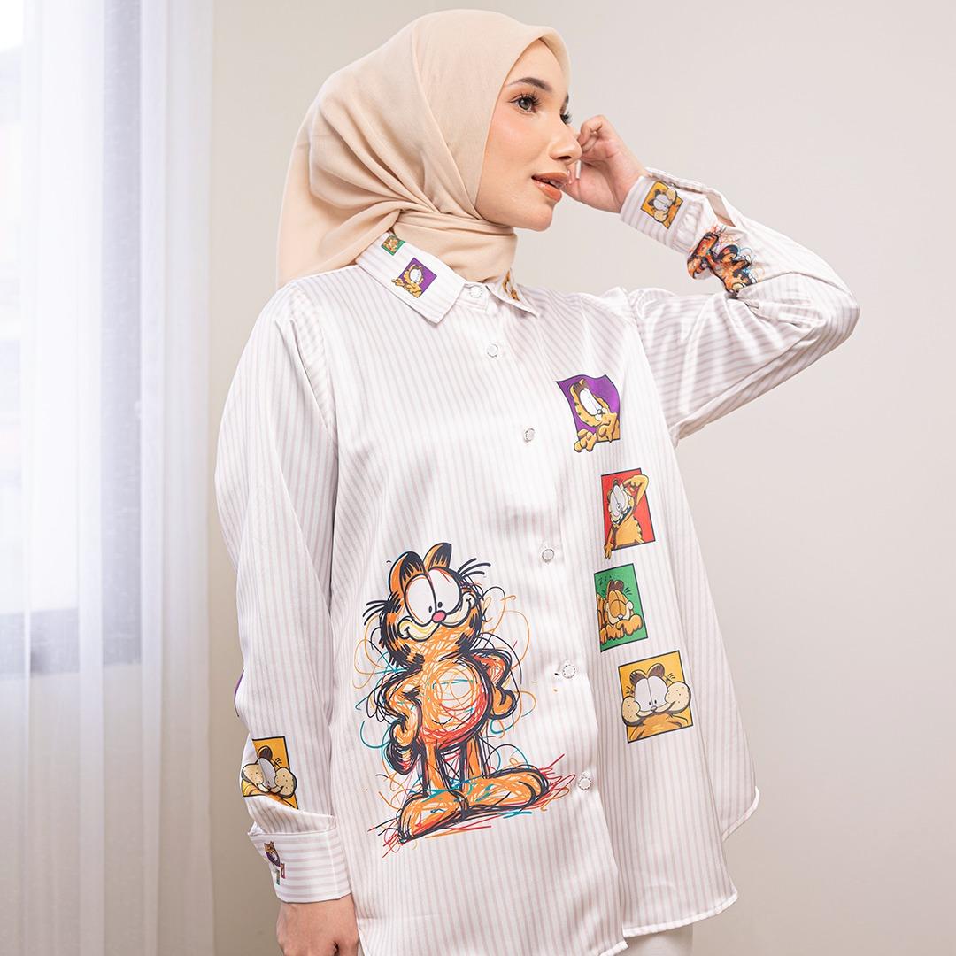 KEMEJA FULL PRINT SALUR LUCU BY AMEELA.KL