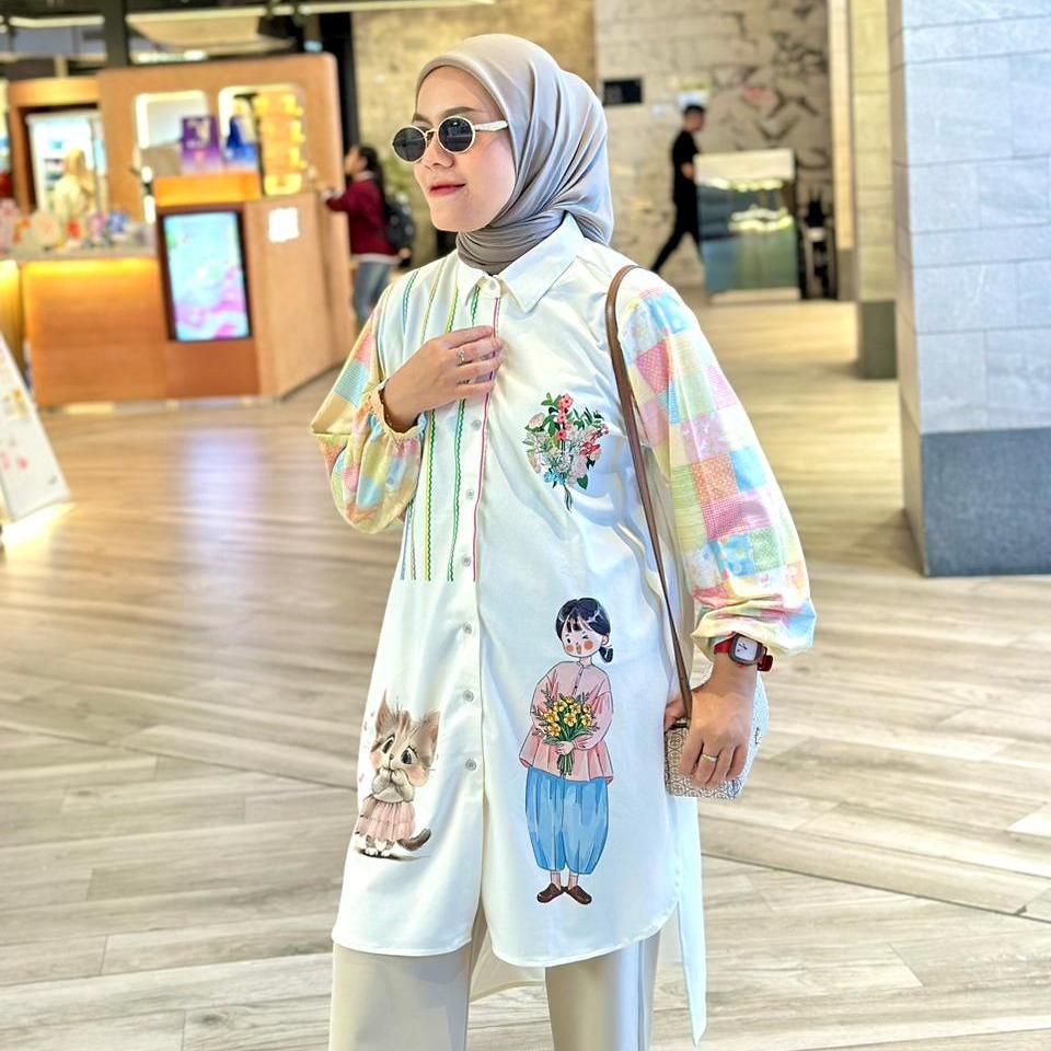 TUNIK LUCU BRENDA BAHAN LEMBUT STRECH BY AMEELA.KL