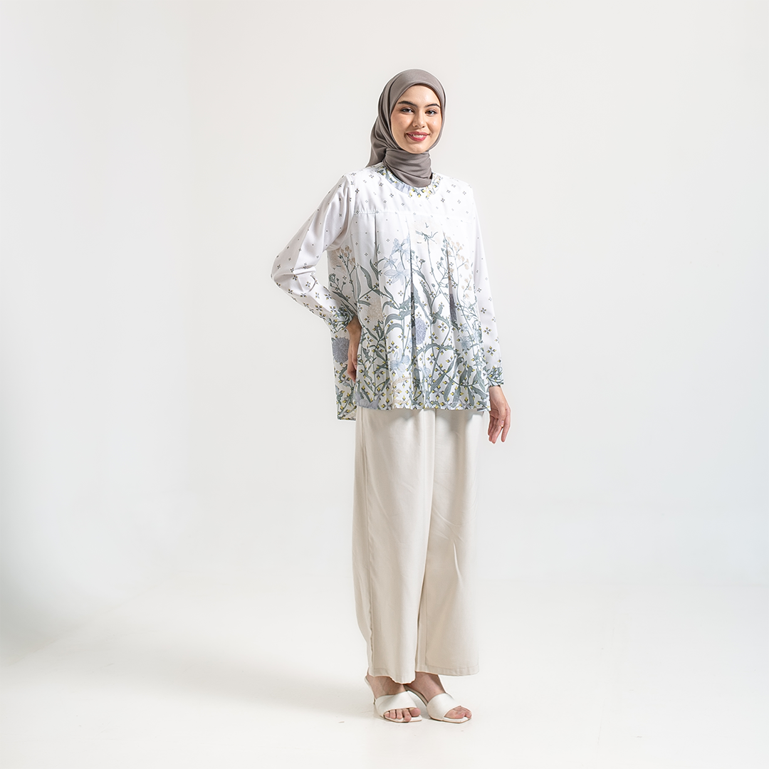 Ameela.KL Blouse Asasia Atasan Motif Full Print