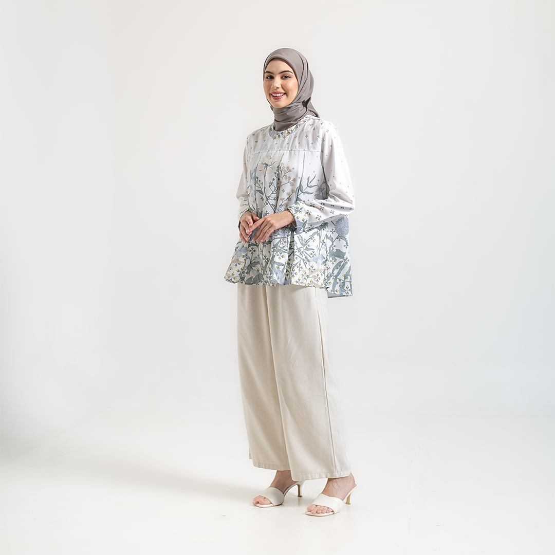Ameela.KL Blouse Asasia Atasan Motif Full Print