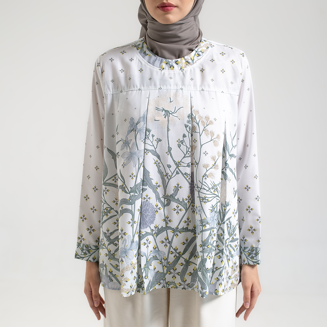 Ameela.KL Blouse Asasia Atasan Motif Full Print