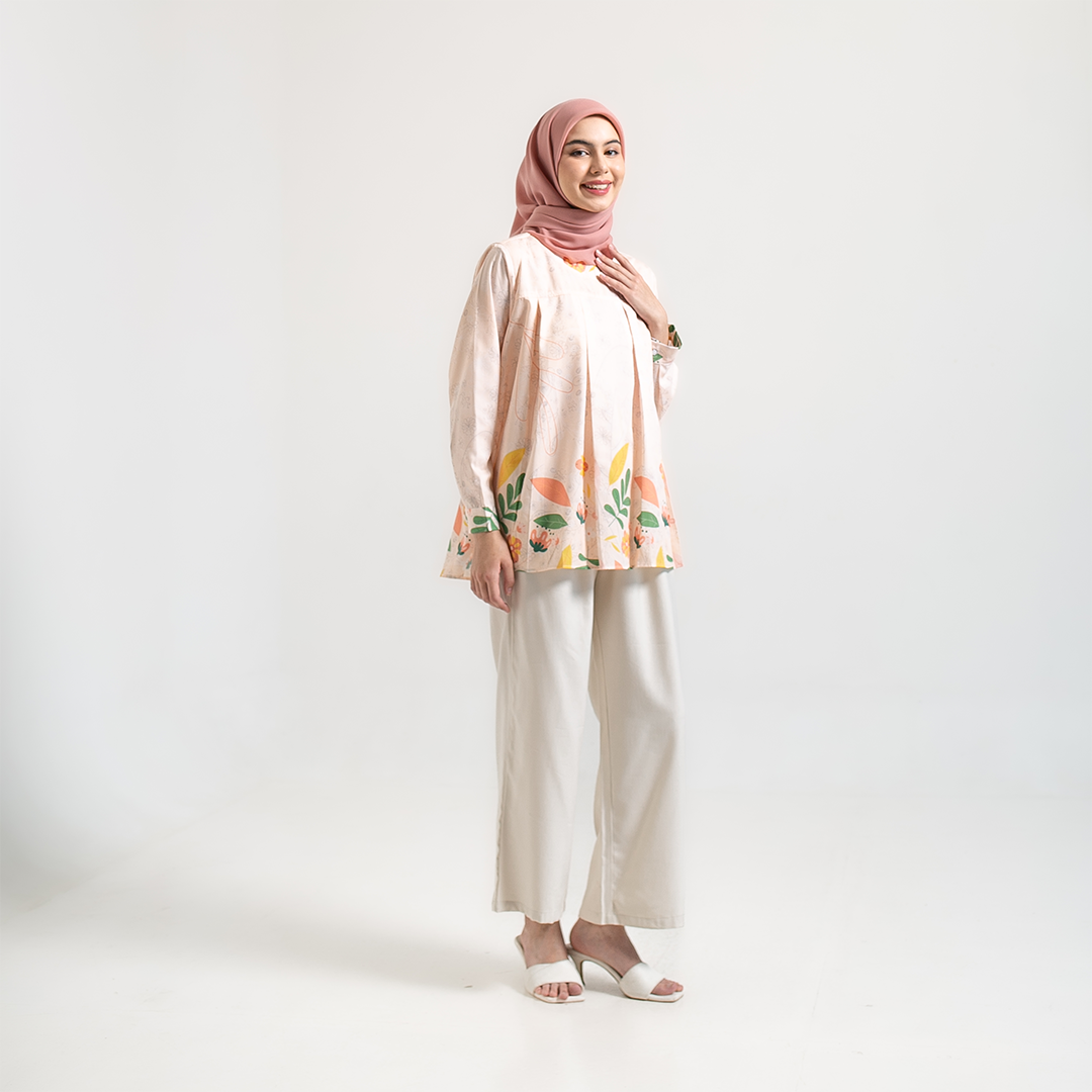 Ameela.KL Blouse Althea Atasan Motif Full Print