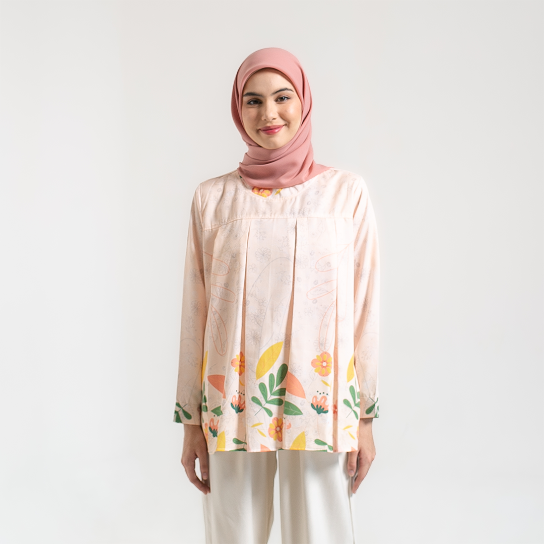 Ameela.KL Blouse Althea Atasan Motif Full Print