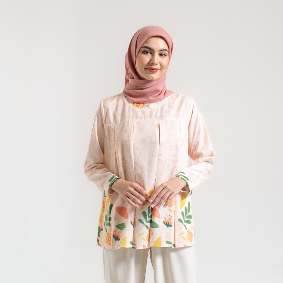 Ameela.KL Blouse Althea Atasan Motif Full Print