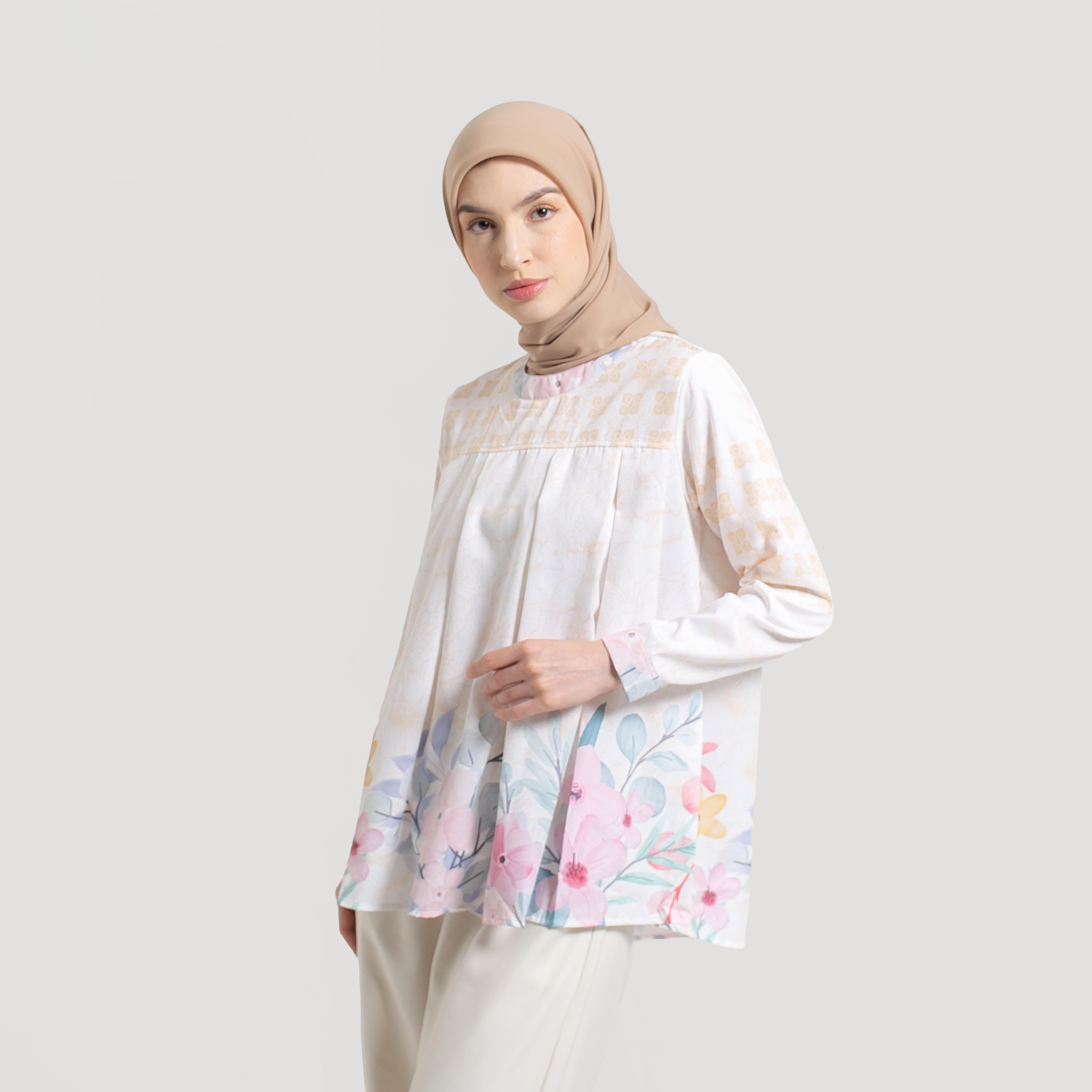 Ameela.KL Blouse Amavi Atasan Motif Full Print