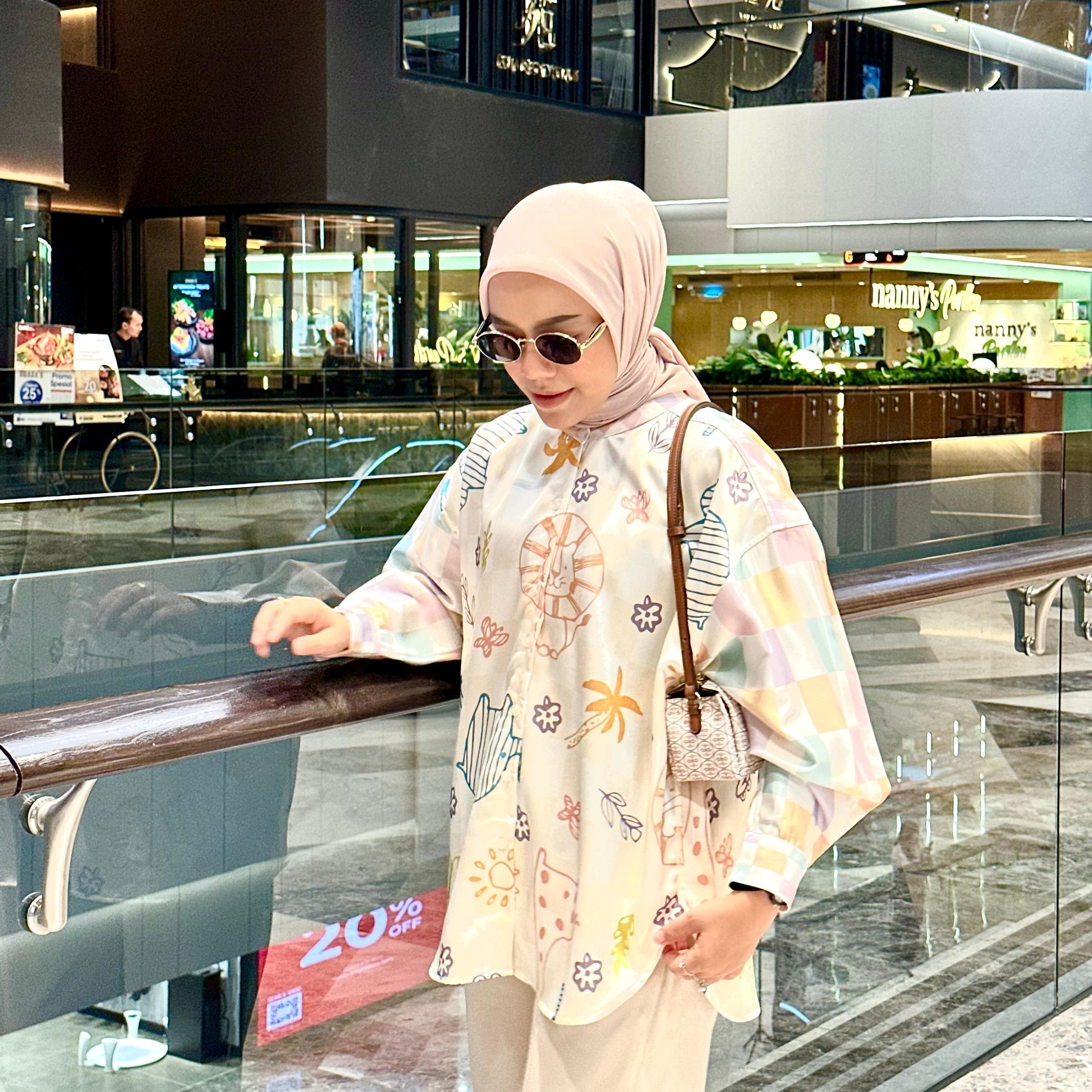 BLOUSE FULL PRINTING KALA CASUAL BY AMEELA.KL