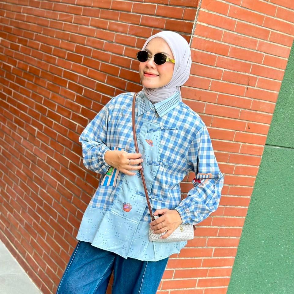 Ameela.kl - Kemeja Full Print  CESEE– Bahan Toyobo Premium Lembut & Nyaman
