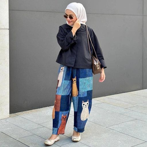 AMEELA. KL CELANA BARREL BAHAN LOLY LEMBUT DAN NYAMAN