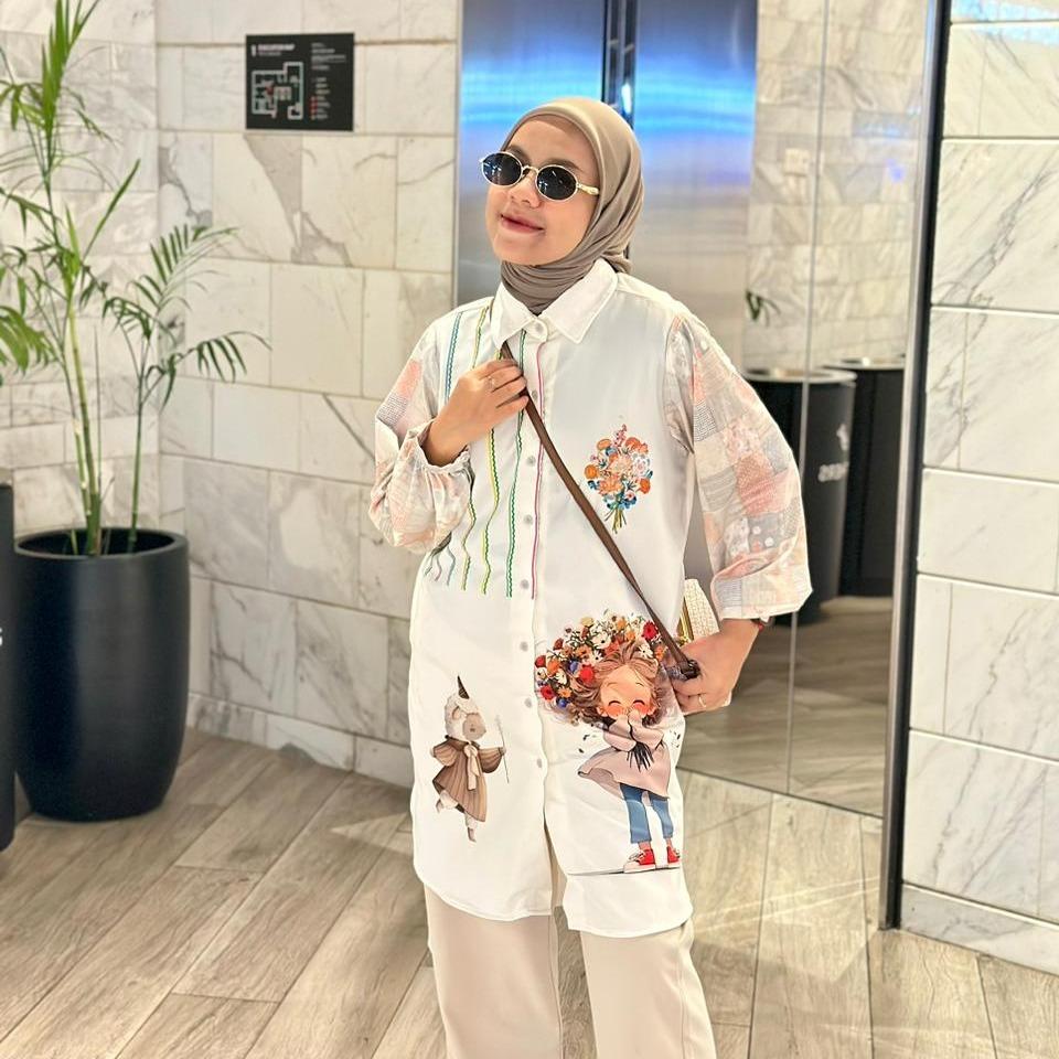 TUNIK LUCU BRENDA BAHAN LEMBUT STRECH BY AMEELA.KL