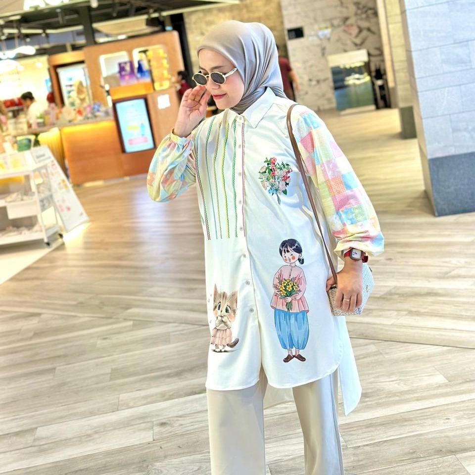 TUNIK LUCU BRENDA BAHAN LEMBUT STRECH BY AMEELA.KL