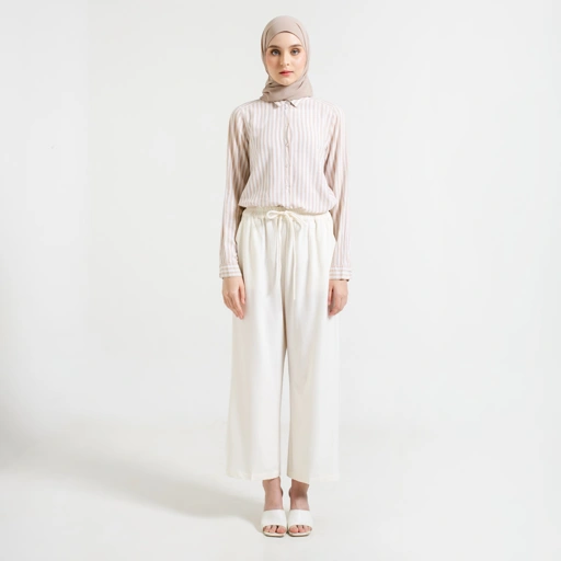 Image of Celana Kulot Katun Basic Bw by Ameela.KL